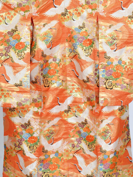 色打掛U-00 朱赤舞鶴流水花車