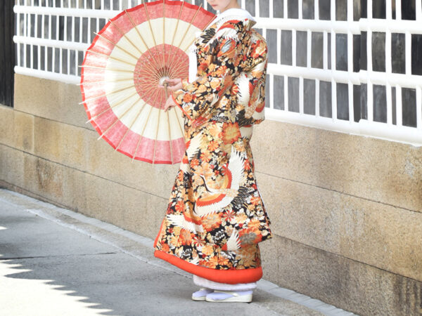 色打掛U-11 黒地舞鶴