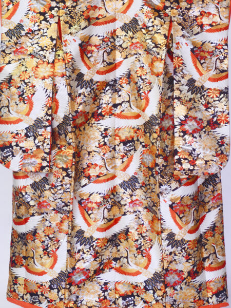 色打掛U-11 黒地舞鶴